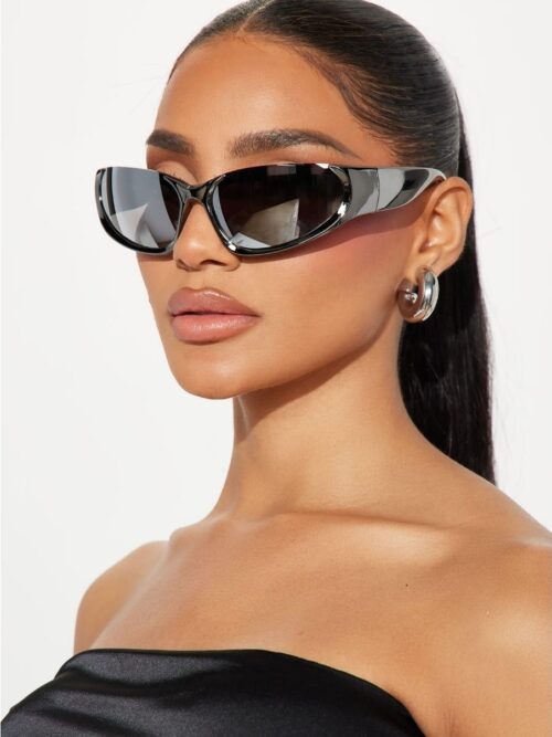 Diana clear shield Sunglasses