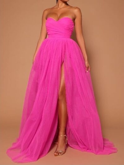 Pink pre - gown